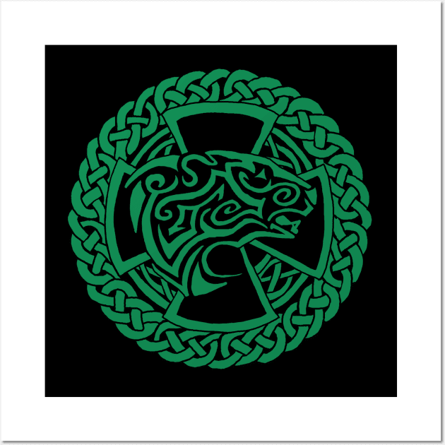 Celtic Polar bear Wall Art by Astrablink7